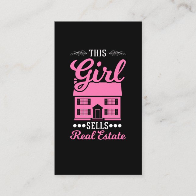 Funny Real Estate Agent Property Investor Business Card (Front)