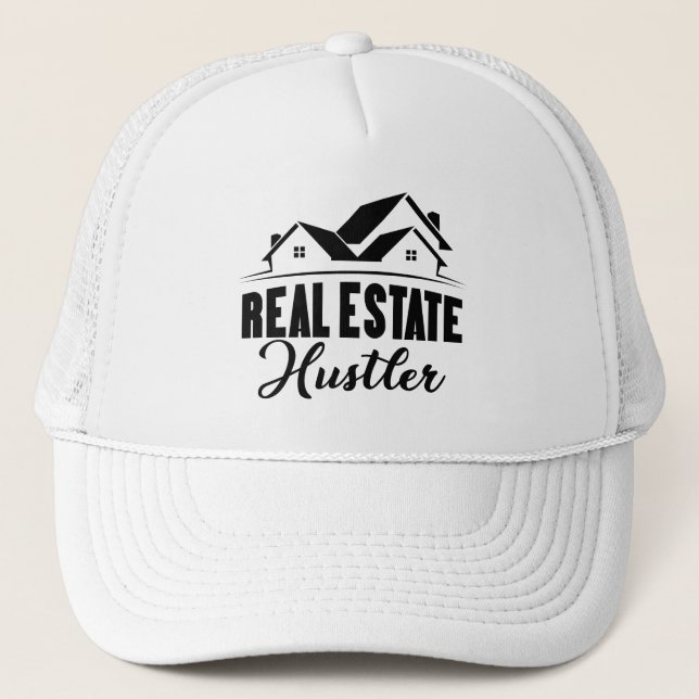 Funny Real Estate Agent Realtor Gift House Broker Trucker Hat (Front)