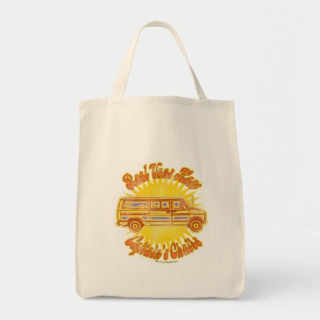Funny Real Vans Go For Drive Saying Tote Bag (Front)