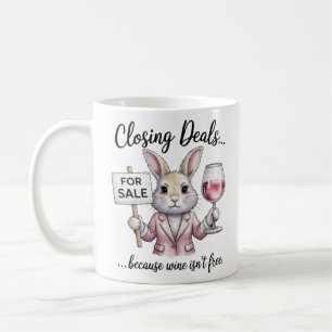 Funny Realtor Mug Closing Deals Gift for Real Esta