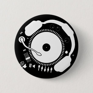 Funny_Record 2 Inch Round Button