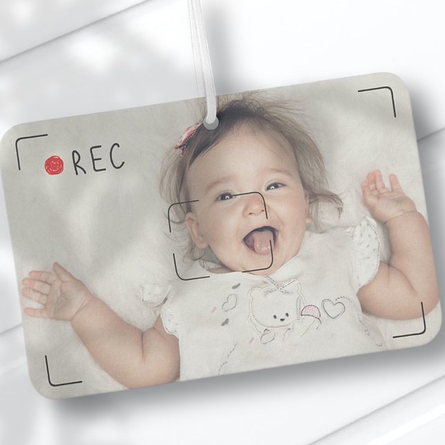 Funny Record Red Dot Custom Photo Air Freshener (Creator Uploaded)