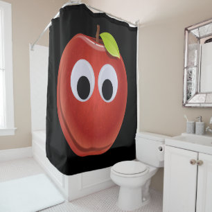 Funny Red Apple with Googly Eyes 