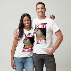 Funny Red Bellied Parro ORAINGE - Bird Art T-Shirt