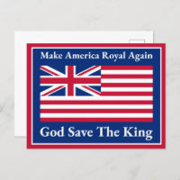 Funny Red Blue White Make America Royal Again Flag