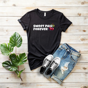 Funny red cherry vibe slogan mother day T-Shirt