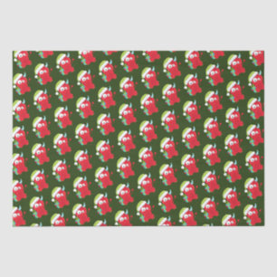 Funny Red Christmas Monster Kids Holiday Tissue Paper