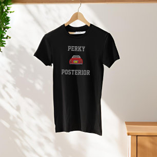 Funny Red Figaro Car Perky Posterior T-Shirt