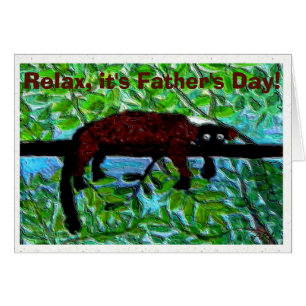 Funny Red Lemur Dad's