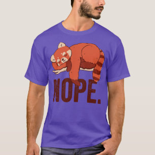 Funny Red Panda Lazy 1 T-Shirt