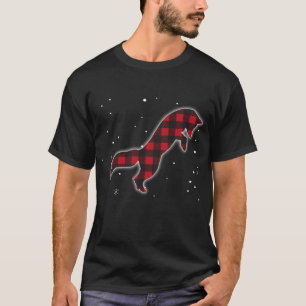 Funny Red Plaid Fox Christmas Matching Buffalo Fam T-Shirt