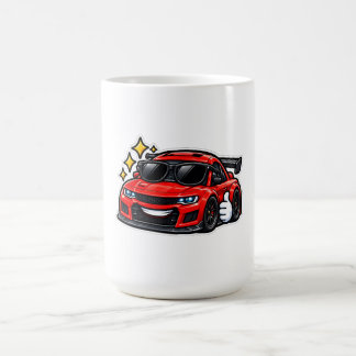 Funny Red Sunglass Car Colour Morph Cup
