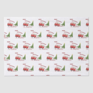 Funny Red Truck Christmas Toilet Paper