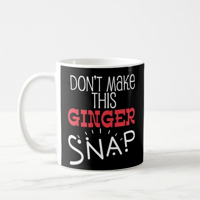 Funny Redhead Ginger Hair Men Coffee Mug (Left)