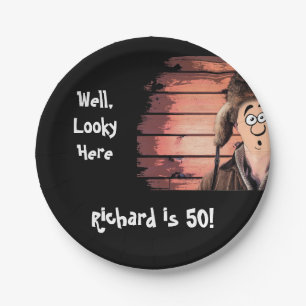 Funny Redneck Country Birthday Party Paper Plate