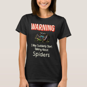 Funny Regal Jumping Spider Spooder mom dad Arachni T-Shirt