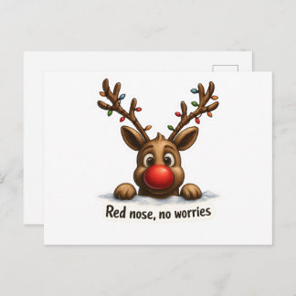 🎄 Funny Reindeer Holiday Card 🦌✨
