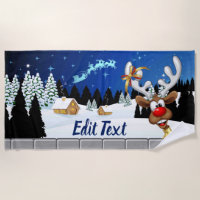 Funny Reindeer Peeking Christmas Meme 