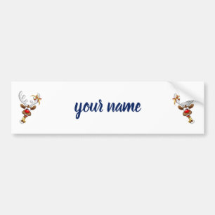 Funny Reindeer Peeking Christmas Meme  Bumper Sticker