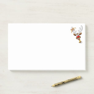 Funny Reindeer Peeking Christmas Meme  Post-it Notes