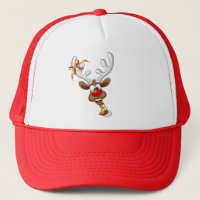 Funny Reindeer Peeking Christmas Meme 