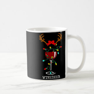 Funny Reindeer Winedeer Reinbeer Matching Couples Coffee Mug