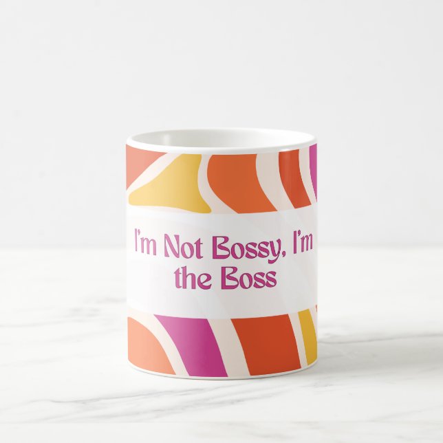 Funny & Relatable"I'm Not Bossy, I'm the Boss" Magic Mug (Center)