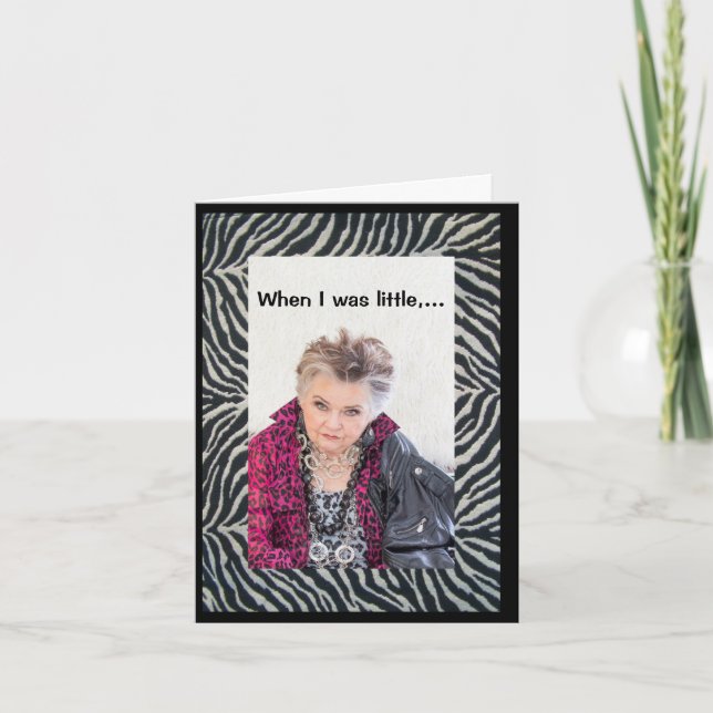 Funny remembrance card (Front)