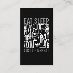 Funny Repairman Dad Craftsman Husband Mechanic Business Card