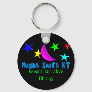 Funny Respiratory Therapist Gifts and T-Shirts Keychain