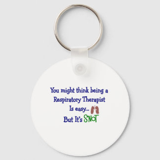 Funny Respiratory Therapy Gifts Keychain