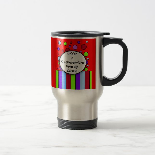 Funny Respiratory Therapy Travel Mug (Right)
