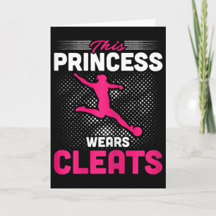 Funny Resting Soccer Face Soccer Fan Novelty Card