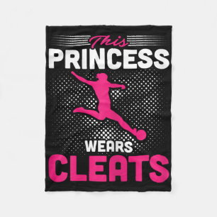 Funny Resting Soccer Face Soccer Fan Novelty Fleece Blanket