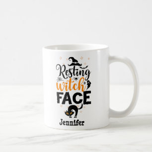 Funny Resting Witch Face Halloween Personalized   Coffee Mug