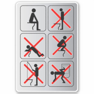 Funny Restroom Sign