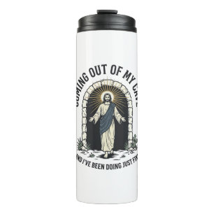 Funny Resurrection Cave Quote Vintage Engraving De Thermal Tumbler
