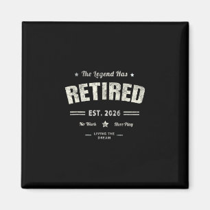 Funny Retired 2026 Hello Rest Mom Vacay Dad Cruise Magnet