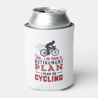 Funny Retired Cyclist Retirement Plan Ride Bicycle Can Cooler