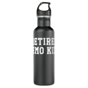 Funny Retired Emo Kid Sad Music Gift  710 Ml Water Bottle
