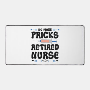 Funny Retired nurse- Nursing Retirement Party Gag  Desk Mat