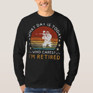 Funny Retired Paintball Tee - Who Cares What Day I