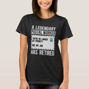 Funny Retired Postal Worker Retirement Mailman Ret T-Shirt