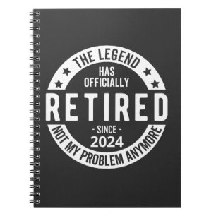 funny retirement 2024 notebook