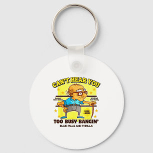 Funny Retirement Bold Inappropriate Funny Gag Gift Keychain