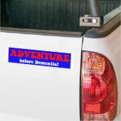 Funny retirement bumper sticker (On Truck)