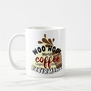Funny Retirement Coffee Break Personalized Name Mug