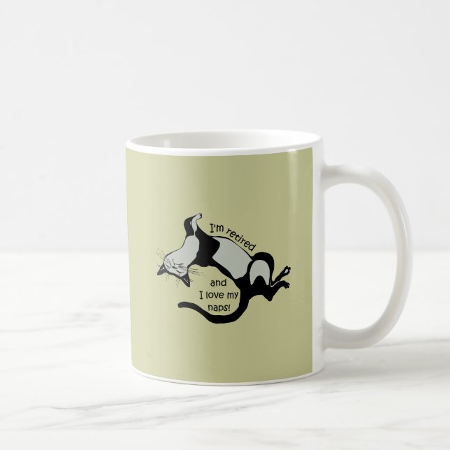 funny retirement coffee mug (Right)