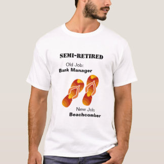 Funny Retirement Flip Flops Beachcomber T-Shirt