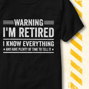 Funny Retirement For Men Women Happy I'm Retired T-Shirt